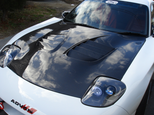 FD3S RX-7 TCP MAGIC G-FACE エアロボンネット フルカーボン製 / 品揃え多数のエアロパーツ専門通販ならエアツケ!