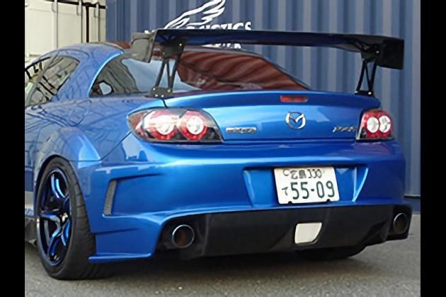 LEG MOTOR SPORT LEG81023クラブスポーツリアデュフューザーバンパー HV for SE3P RX-8 前期用