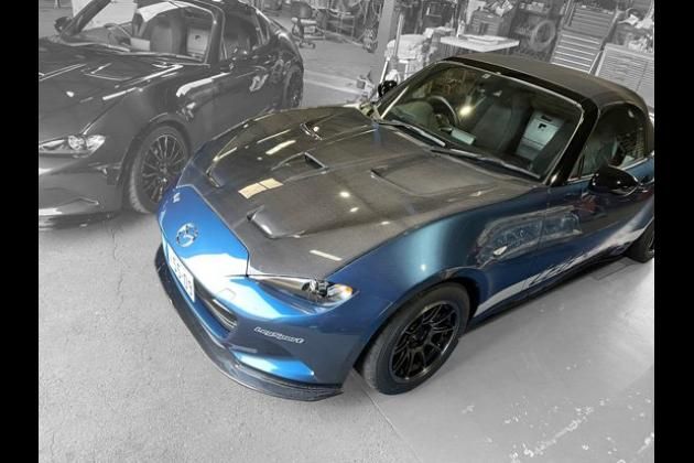 レッグモータースポーツ エアロボンネット CFRP for ND ロードスター